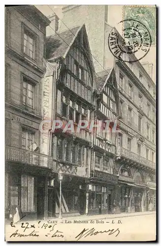 Cartes postales Caen Les Maisons de Bois Levrard