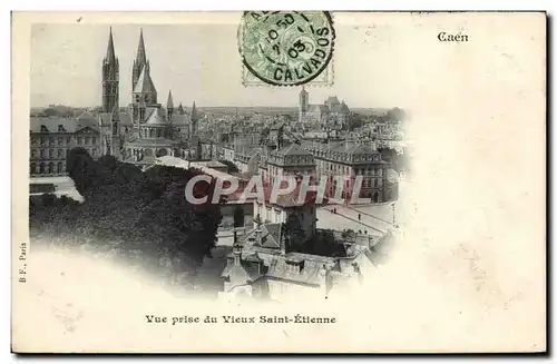 Cartes postales Caen Vue pris du Vieux Saint Etienne