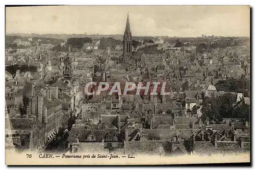 Ansichtskarte AK Caen Panorama pris de Saint Jean