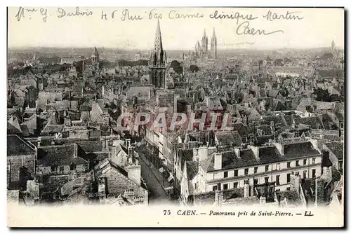 Ansichtskarte AK Caen Panorama pris de Saint Pierre