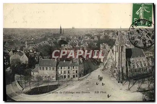 Cartes postales Caen Vue generale prise de l&#39Abbaye aux Dames