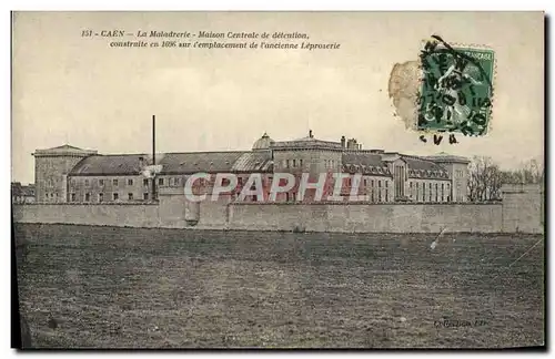 Cartes postales Caen La Maladrerie Maison centrale de detention Militaria