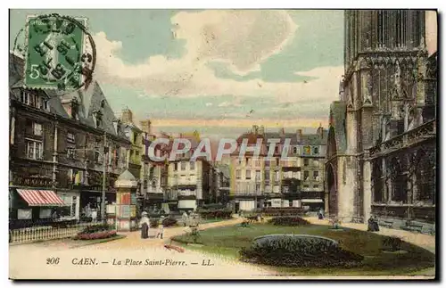 Cartes postales Caen La Place Saint Pierre