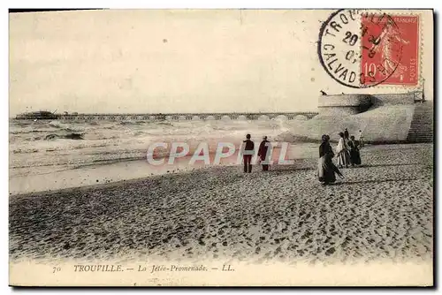 Cartes postales Trouville La Jetee Promenade