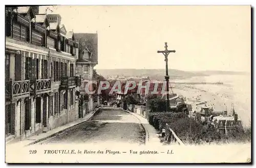 Cartes postales Trouville la Reine des Plages Vue generale