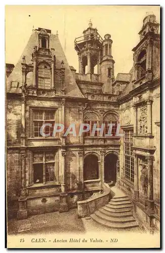 Cartes postales Caen ancien hotel du valois