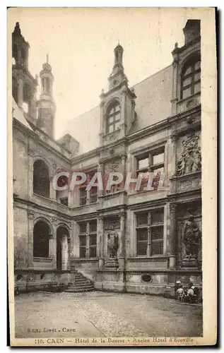 Ansichtskarte AK Caen hotel de la bourse ancien hotel d&#39ecoville