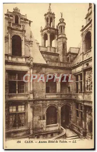 Cartes postales Caen ancien hotel de valois