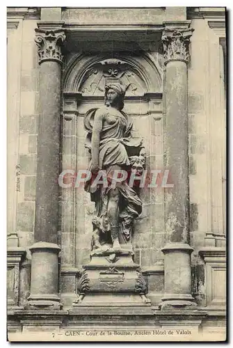 Ansichtskarte AK Caen Cour de la bourse ancien hotel de valois