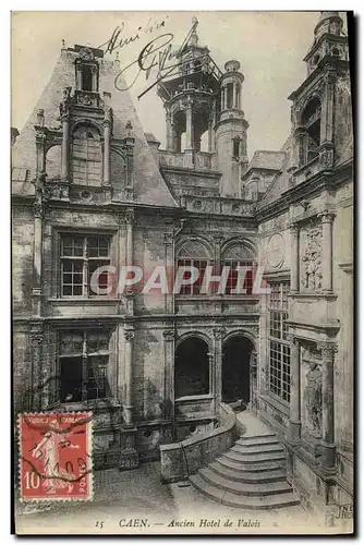 Cartes postales Caen ancien hotel de valois