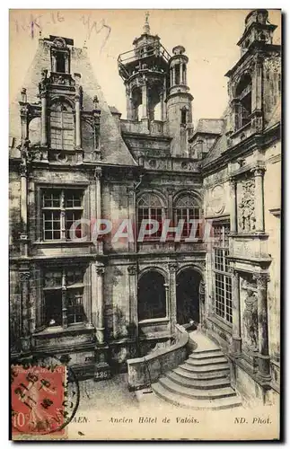 Cartes postales Caen ancien hotel de valois