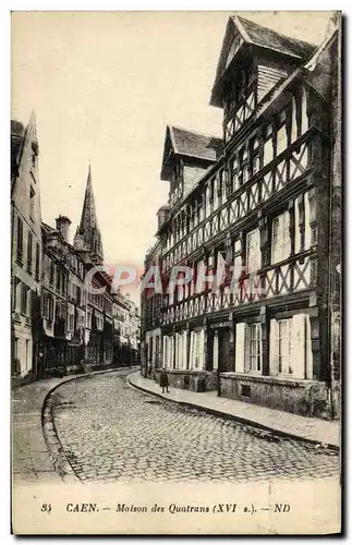 Cartes postales Caen Maison des quatrans