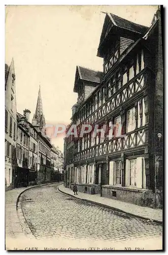 Cartes postales Caen Maison des quatrans