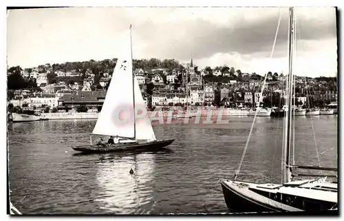 Cartes postales moderne Trouville Deauville le port des yachts