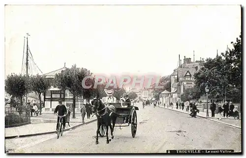 Cartes postales Trouville Le quai vallee