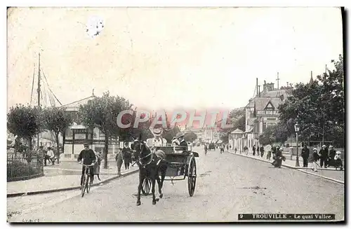 Cartes postales Trouville Le quai vallee