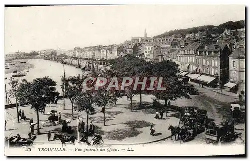 Ansichtskarte AK Trouville Vue generale des quais