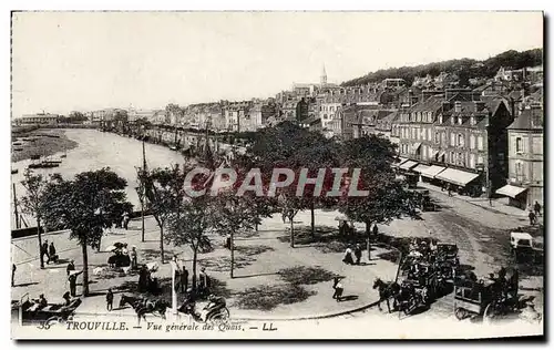 Ansichtskarte AK Trouville Vue generale des quais