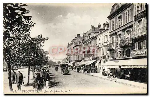 Cartes postales Trouville Quai de joinville Pharmacie