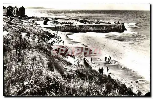 Cartes postales moderne Trouville Effets de vagues a l&#39esplanade des roches noires