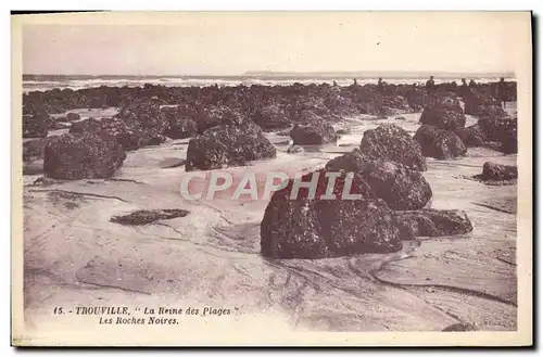 Ansichtskarte AK Trouville La reine des plages les roches noires