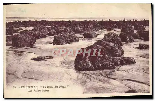 Ansichtskarte AK Trouville La reine des plages les roches noires