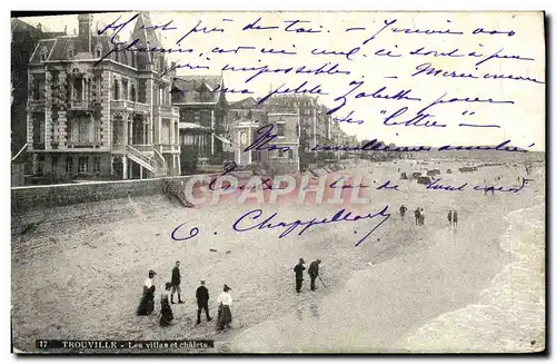 Ansichtskarte AK Trouville Les villas et chalets