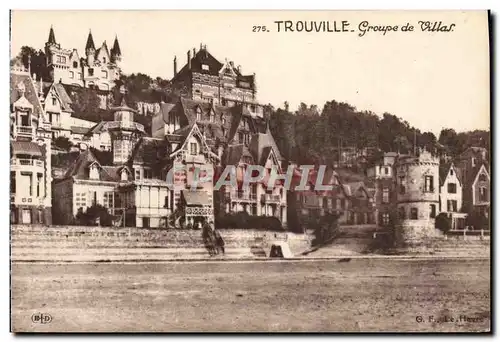 Ansichtskarte AK Trouville groupe de villas