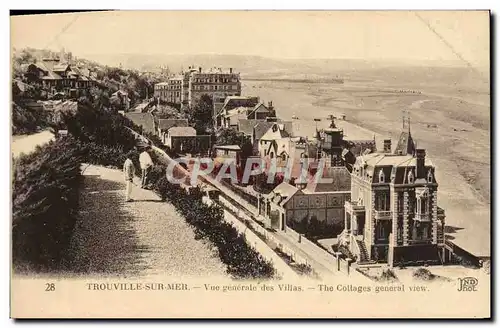 Ansichtskarte AK Trouville sur mer vue generale des villas