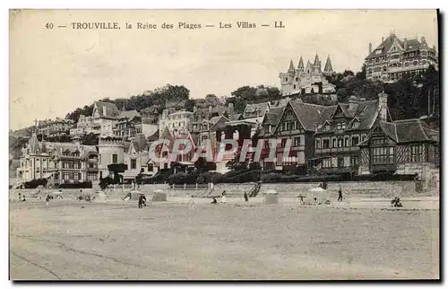 Cartes postales Trouville La reine des plages les villas