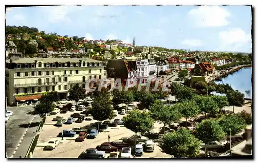 Moderne Karte Trouville La reine des plages vue generale Hotel Bellevue