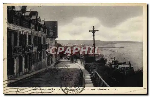 Cartes postales Trouville La reine des plages vue generale