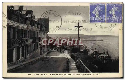 Cartes postales Trouville La reine des plages vue generale