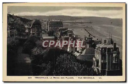 Ansichtskarte AK Trouville La reine des plages vue generale