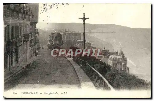 Cartes postales Trouville vue generale