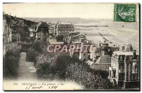 Cartes postales Trouville vue generale