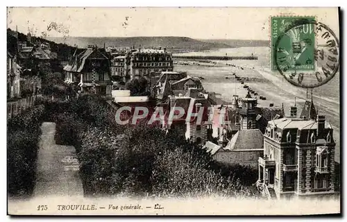 Cartes postales Trouville vue generale