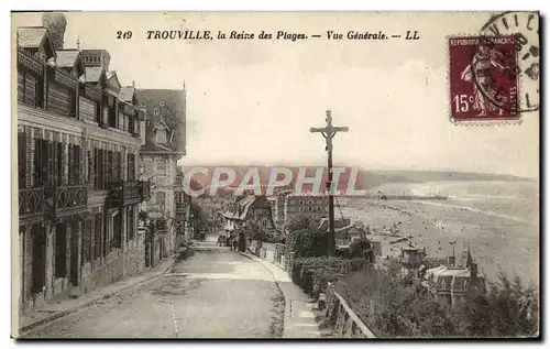 Ansichtskarte AK Trouville la reine des plages vue generale