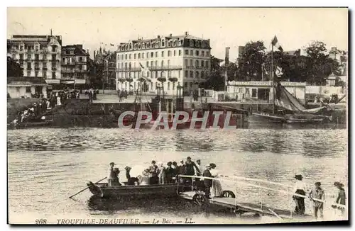 Cartes postales Trouville Deauville Le bac Bateaux