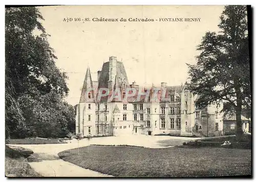 Ansichtskarte AK Fontaine Henry Chateau du Calvados