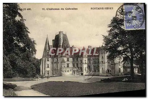 Cartes postales Fontaine Henry Chateau du Calvados