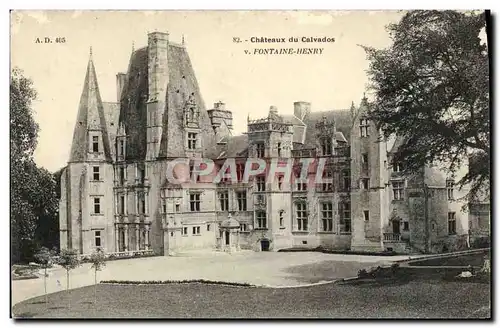 Cartes postales Fontaine Henry Chateau du Calvados