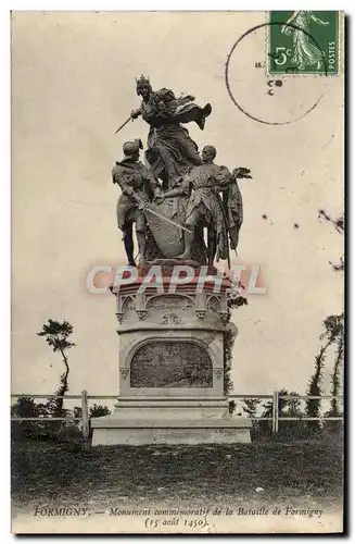 Ansichtskarte AK Formigny Monument commemoratif de la bataille de Formigny 15 aout 1450