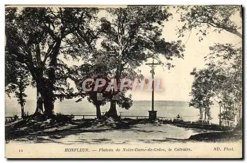 Ansichtskarte AK Honfleur La Croix de Notre Dame De Grace