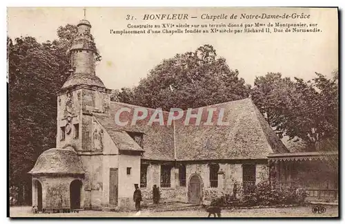 Cartes postales Honfleur Chapelle de Notre Dame De Grace