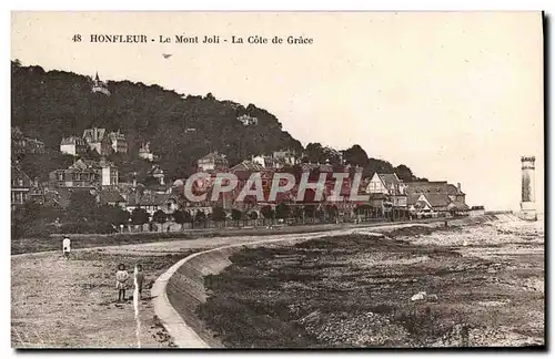 Cartes postales Honfleur Le Mont Joli La Cote de Grace