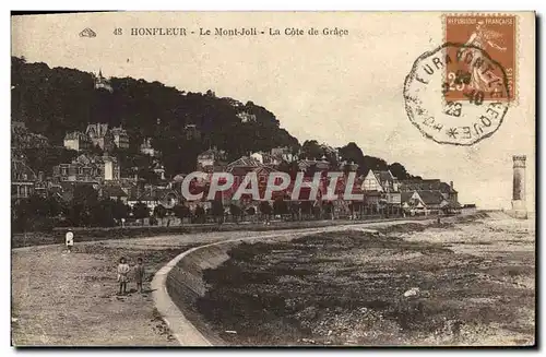 Cartes postales Honfleur Le Mont Joli La Cote de Grace