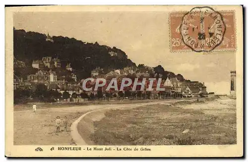 Cartes postales Honfleur Le Mont Joli La Cote de Grace