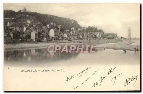 Ansichtskarte AK Honfleur Le Mont Joli