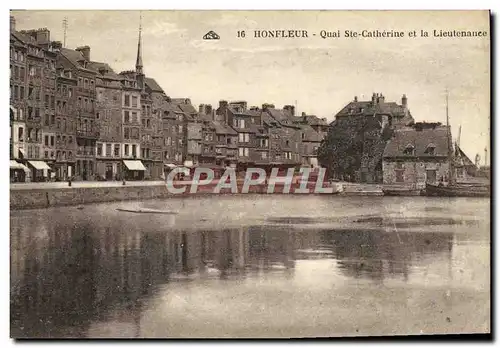 Cartes postales Honfleur Quai Sainte Catherine et la Lieutenance